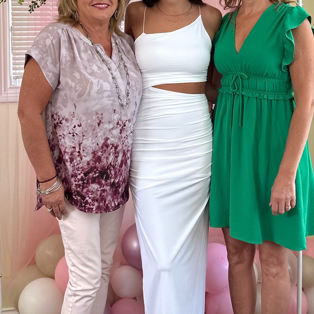 Zara white dress